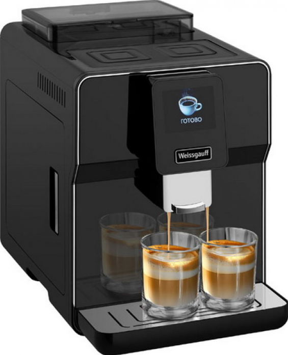 Кофемашина Weissgauff Кофемашина Weissgauff WCM-330 TFT Touch Cappuccino Nero 434500 в магазине «На диване» в Уфе  — Выгодная цена