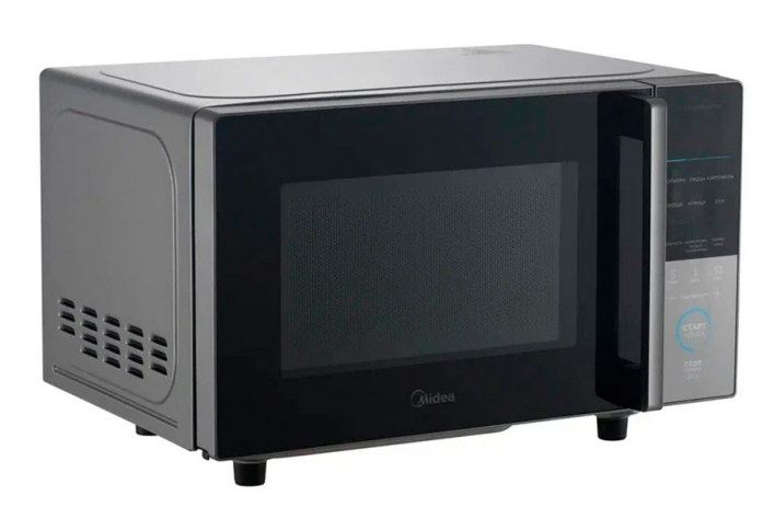 Микроволновая печь Midea EM720CFR-BG черный/серый в магазине «На диване» в Уфе  — Выгодная цена
