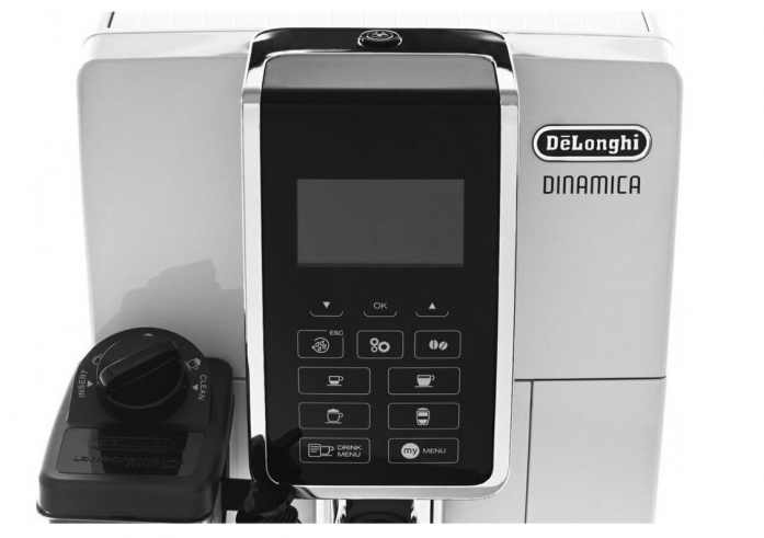Кофемашина DeLonghi Dinamica ECAM350.55.W белый в магазине «На диване» в Уфе  — Выгодная цена