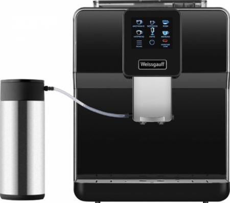 Кофемашина Weissgauff Кофемашина Weissgauff WCM-330 TFT Touch Cappuccino Nero 434500 в магазине «На диване» в Уфе  — Выгодная цена