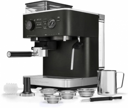 Полуавтоматическая эспрессо-машина KitchenAid 5KES6551EBK в магазине «На диване» в Уфе  — Выгодная цена