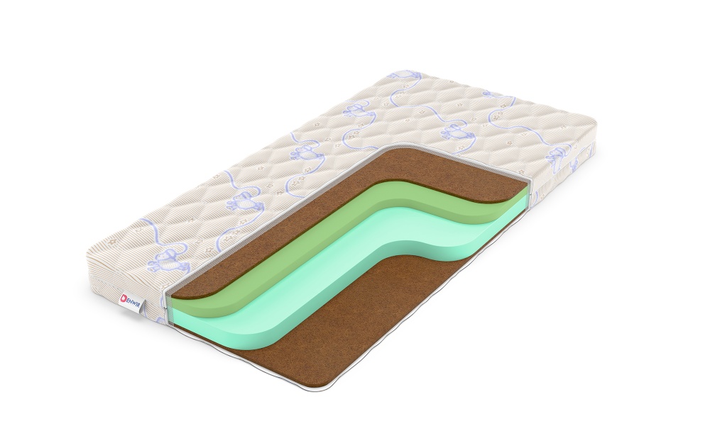 Детский матрас Denwir Baby Springless Eco Foam Hard Plus 10 (БЕБИ СПРИНГЛС ЭКО ФОМ ХАРД ПЛЮС 10) в магазине «На диване» в Уфе  — Выгодная цена